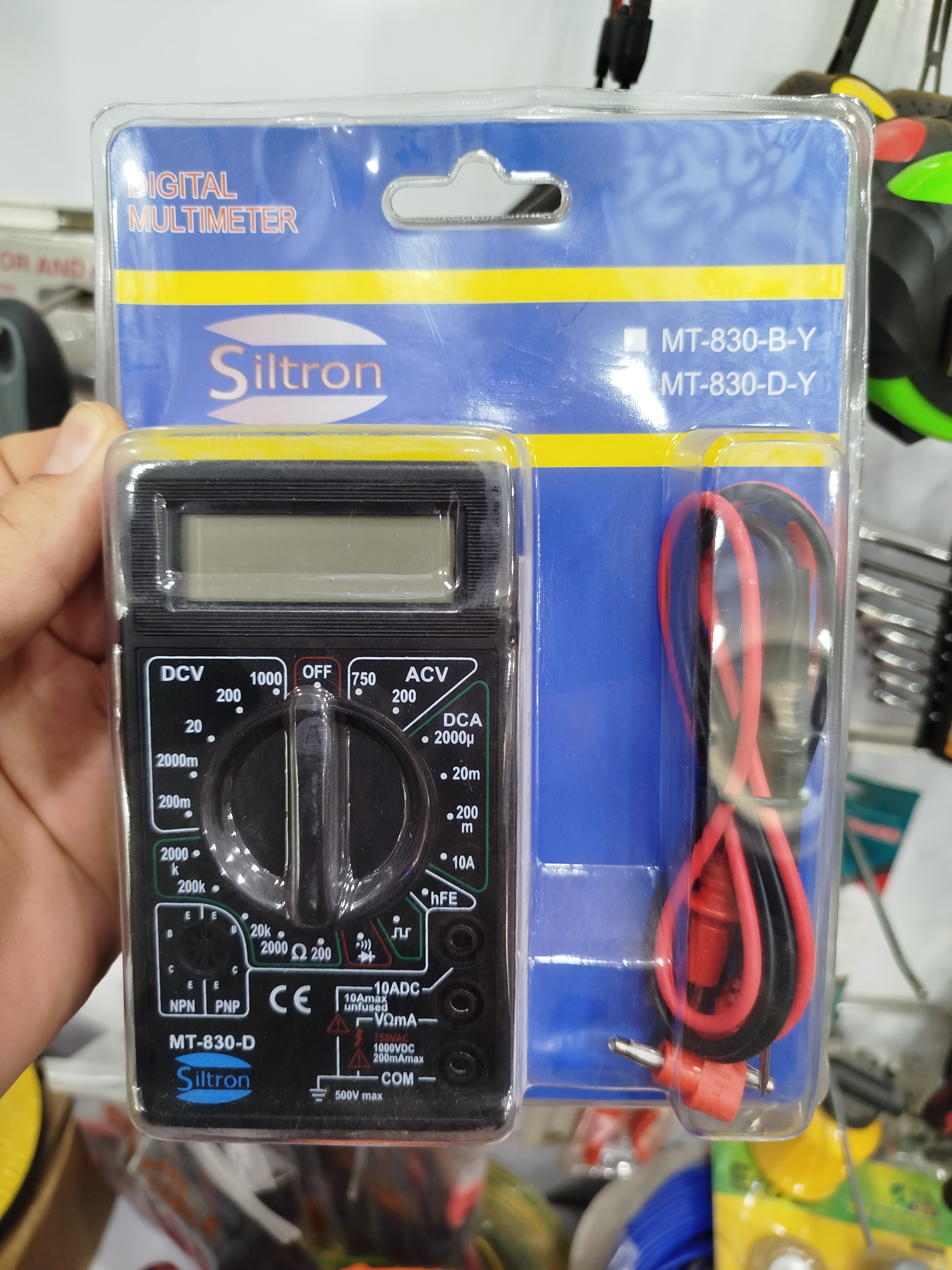 مولتی متر دیجیتال سیلترون مدل MT-830-D